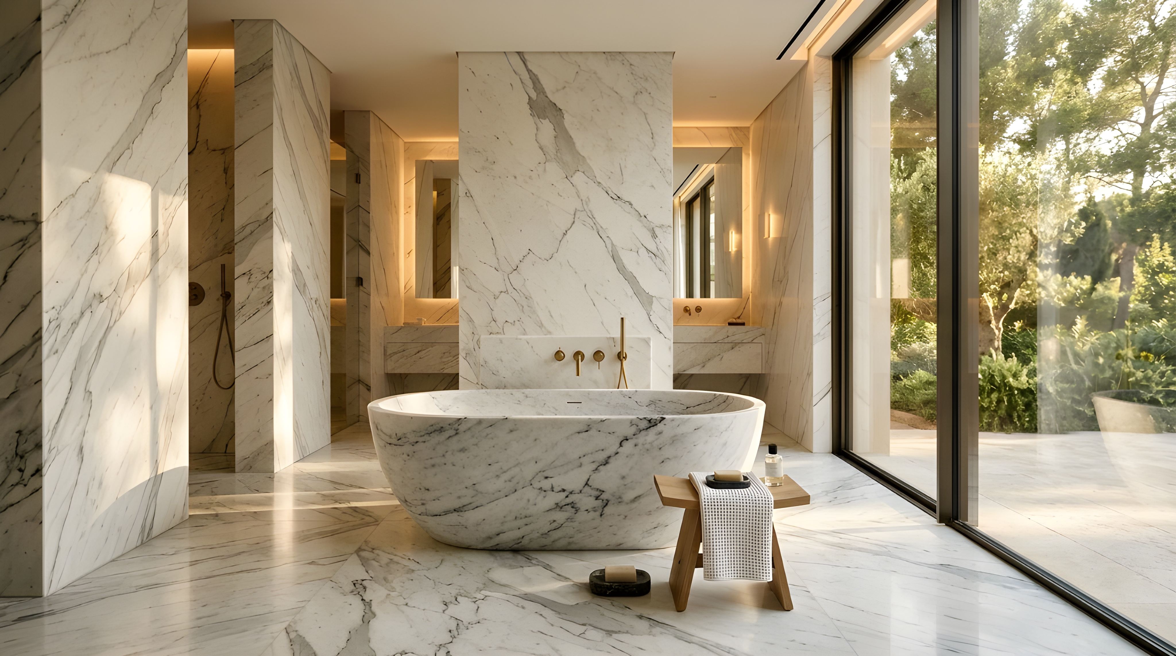 Luxury marble interior